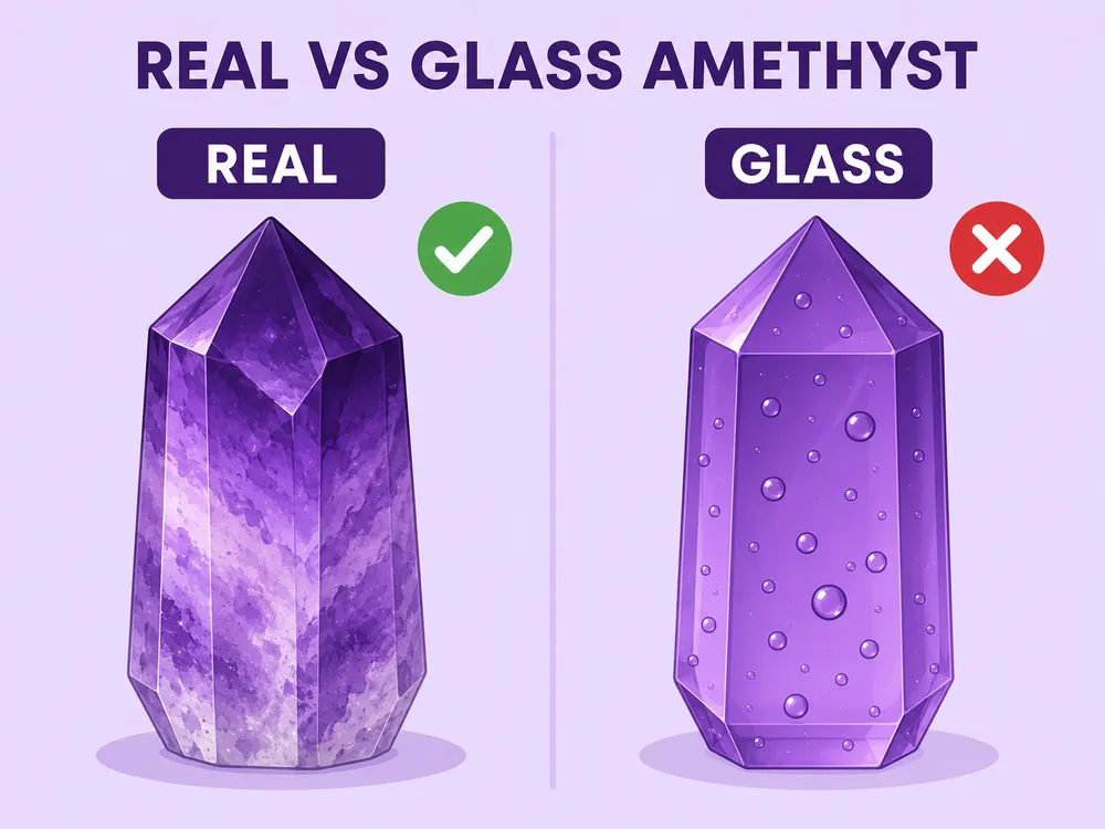 How to spot fake Amethyst at a glance